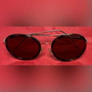 Fendi Sunglasses FF0156/S V4ZPJ Tortoise Gold Tone Round Frames